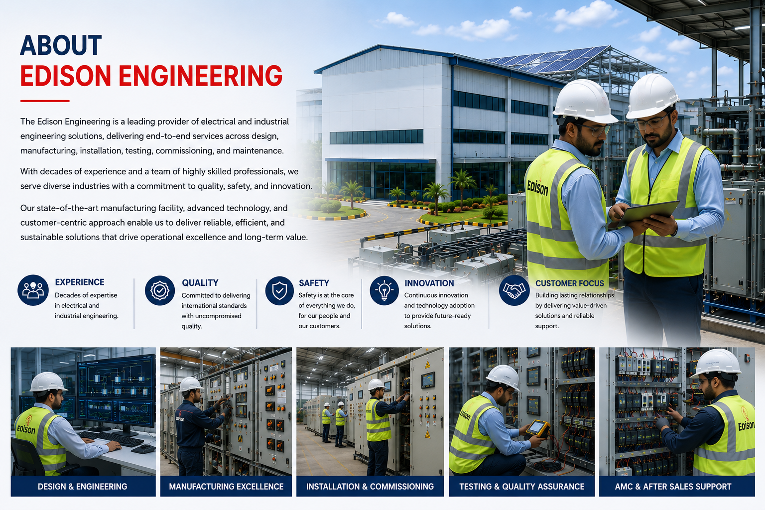 Edison Engineering team and engineering capability